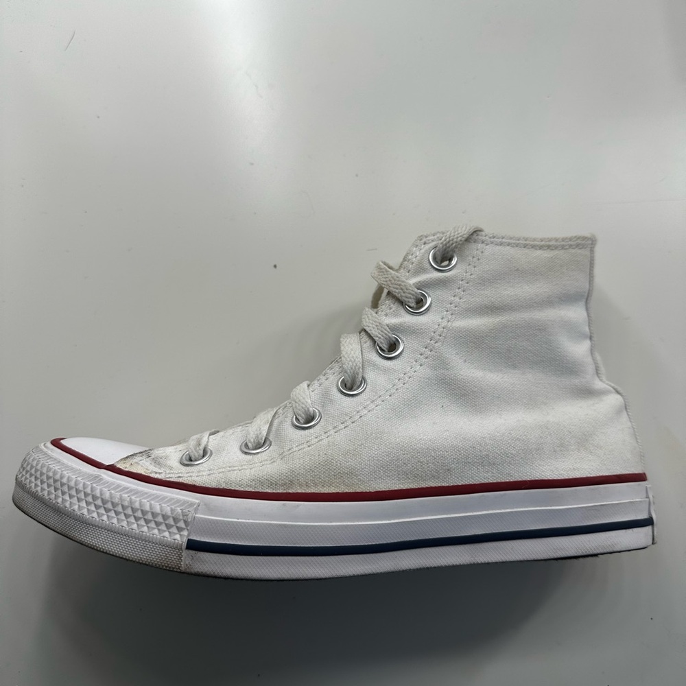 Classic White High-Top Sneakers